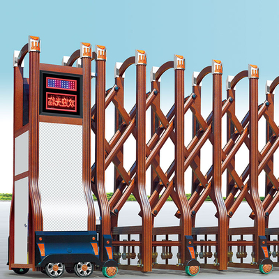 Eco Friendly Automatic Retractable Security Barrier Entry Bi-Folding Access Gate